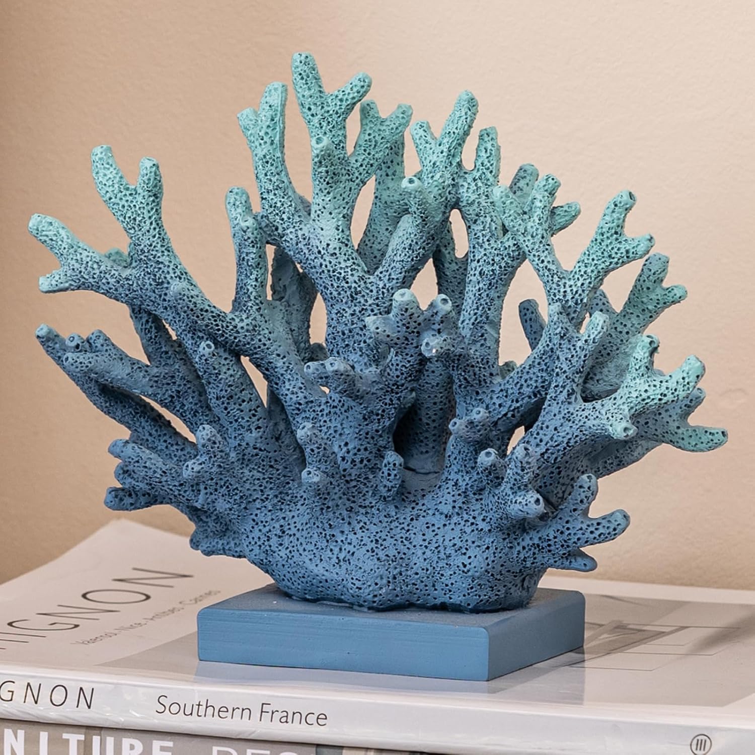 Elegondrar 58 H Blue Coral Decor Statue 1