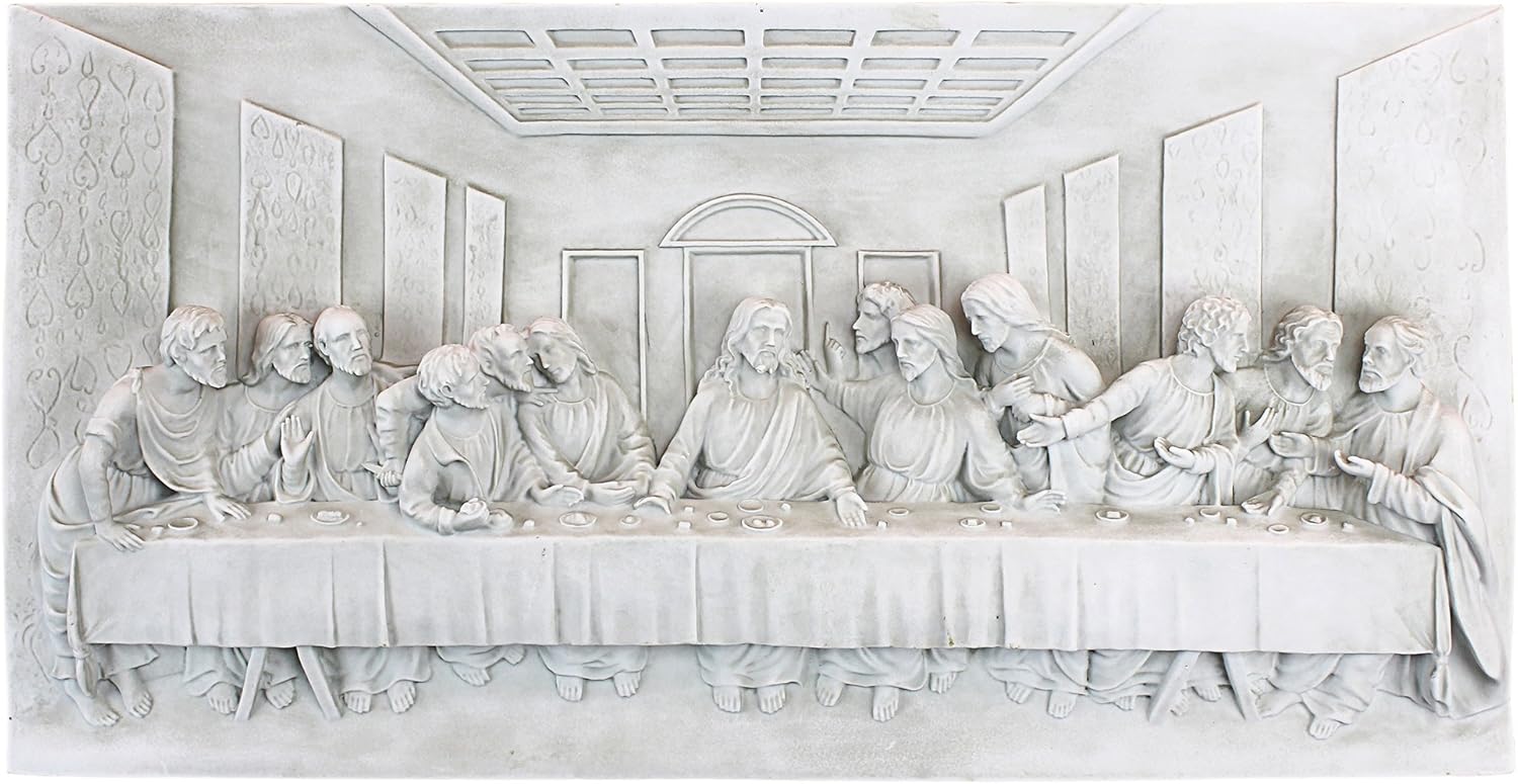 Design Toscano Last Supper Wall Sculpture 23 x 12