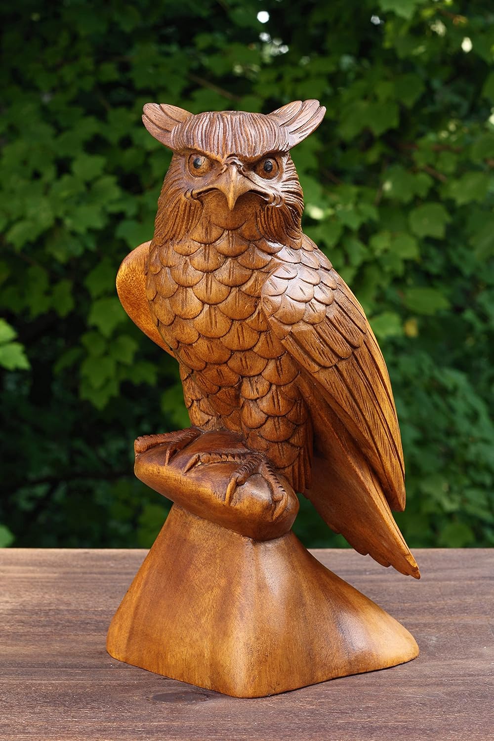 G6 Collection 12 Wooden Handmade Owl Sculpture