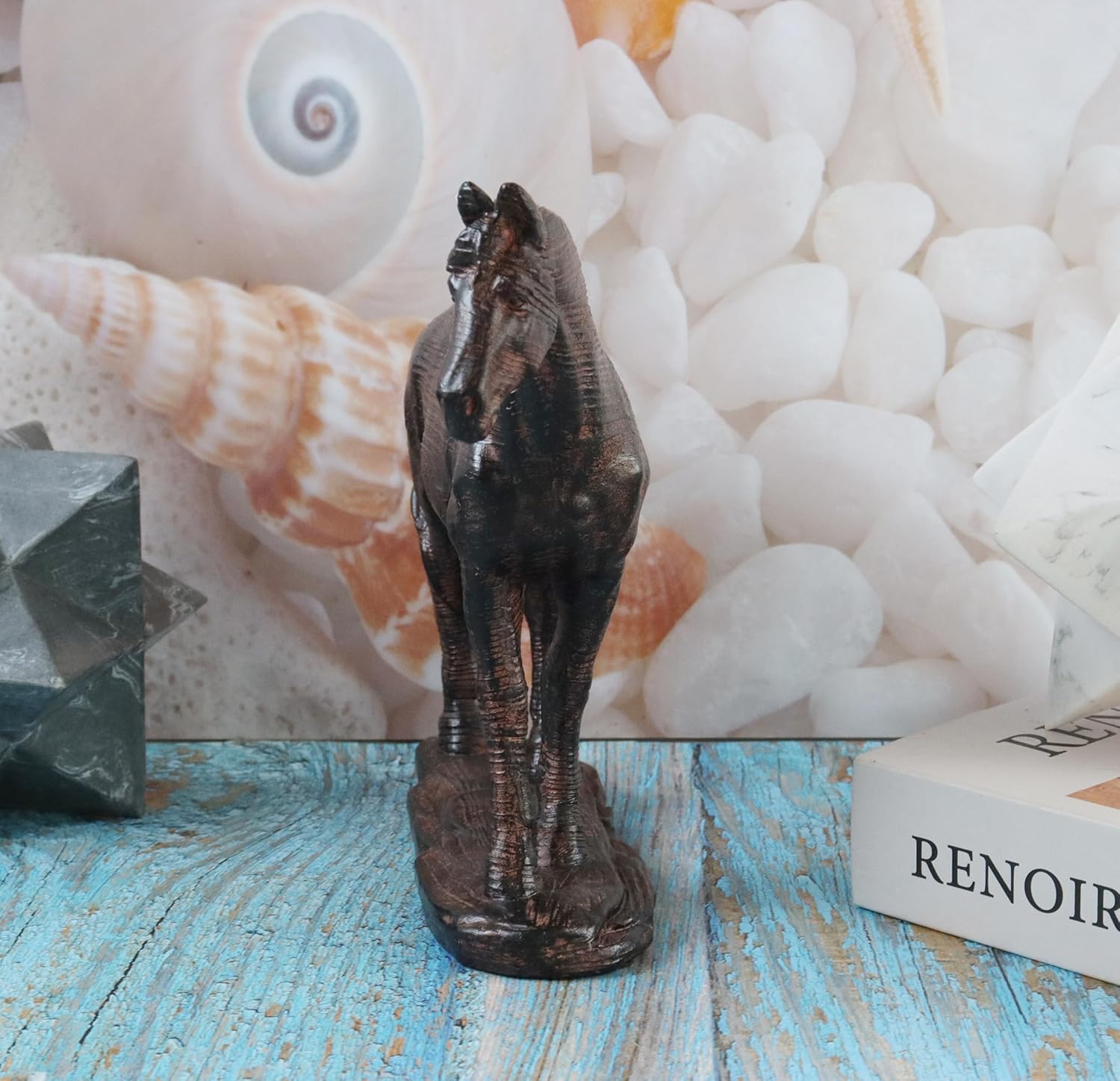 Hymmah Horse Statue Home Decor Rustic Decor Sculpture