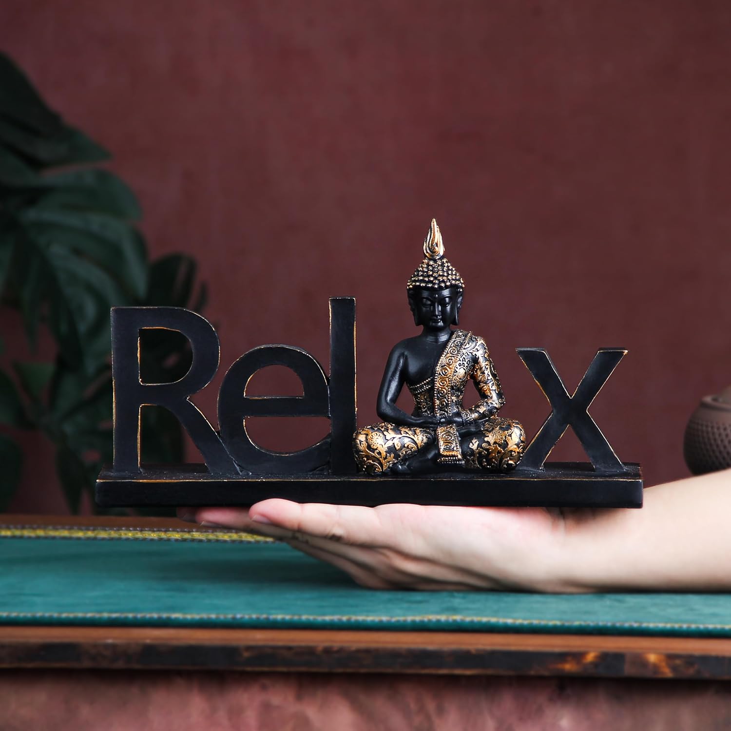 Smadeer Laughing Buddha Statue - Zen Decor for Home Meditation