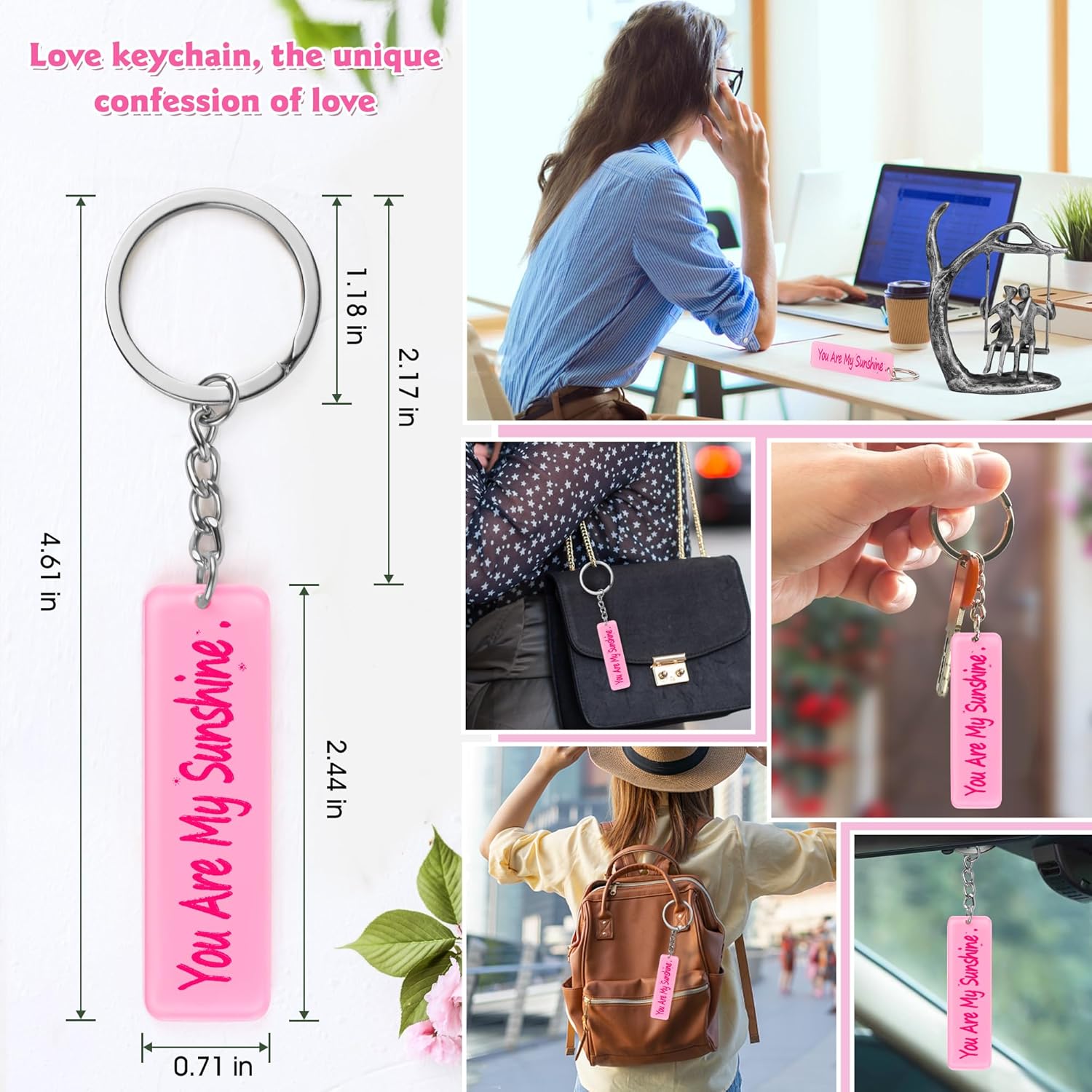 Romantic Couple Statue with Silver Finish Iron Sculpture Pink Love Keepsake Gift Set