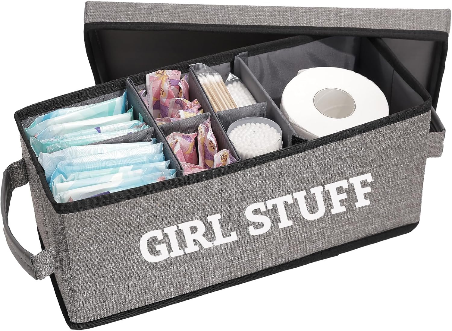 Lukeline Tampon Holder with Lid and Dividers 1-Pack