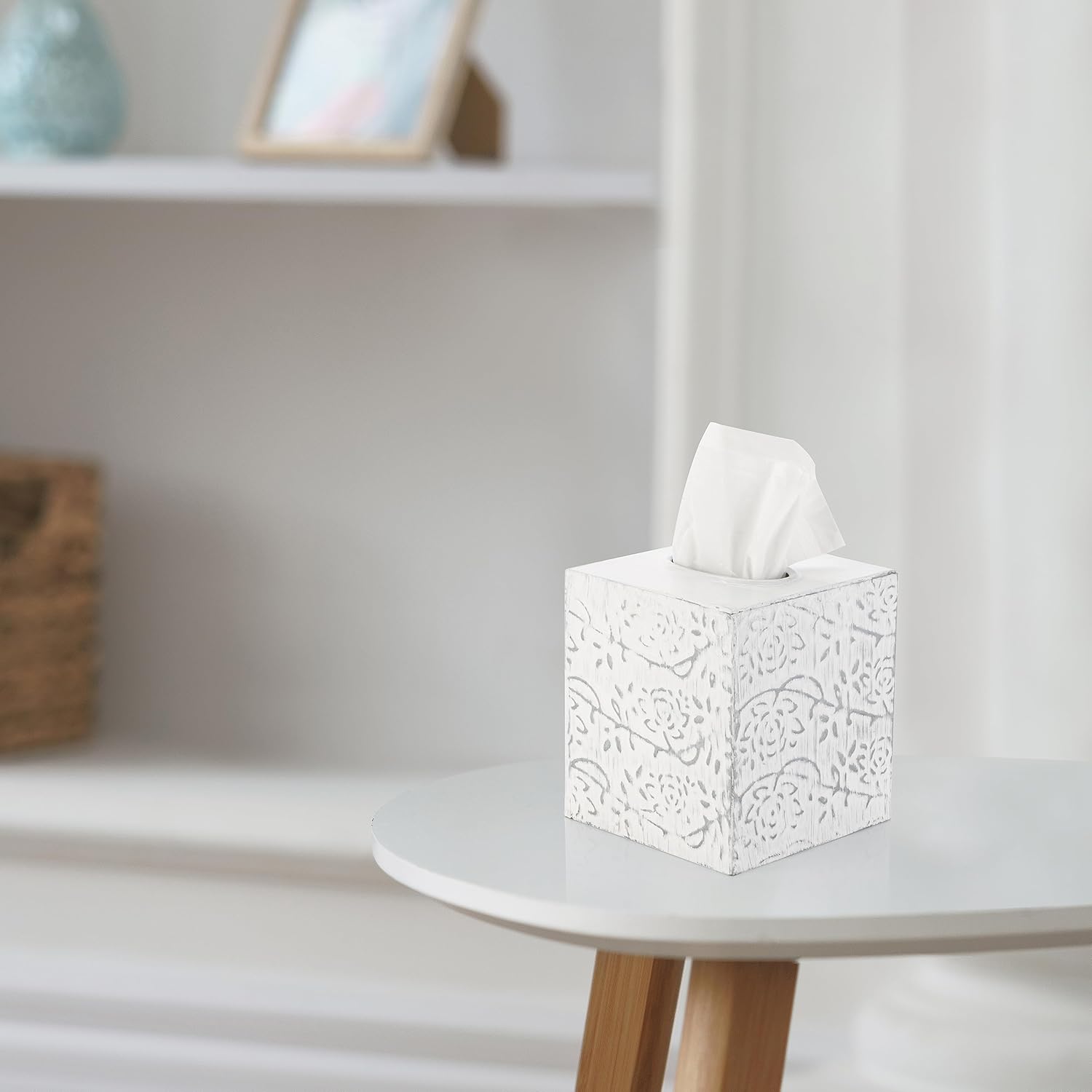 Country Chic Rustic Tissue Box Holder
