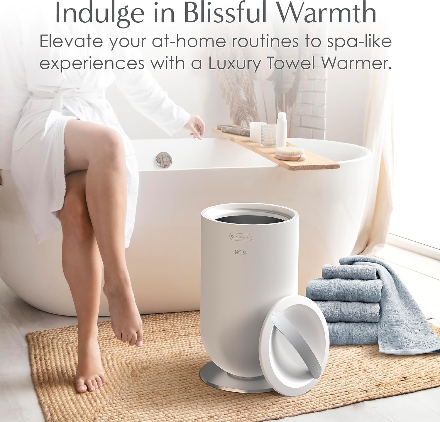 Pure Enrichment PureBliss Luxury Towel Warmer - 20L Extra Large
