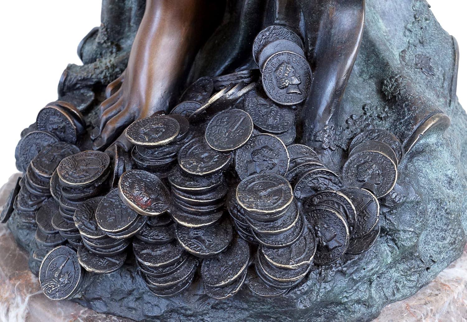 Kunst Ambiente Large Bronze Goddess of Luck Statue