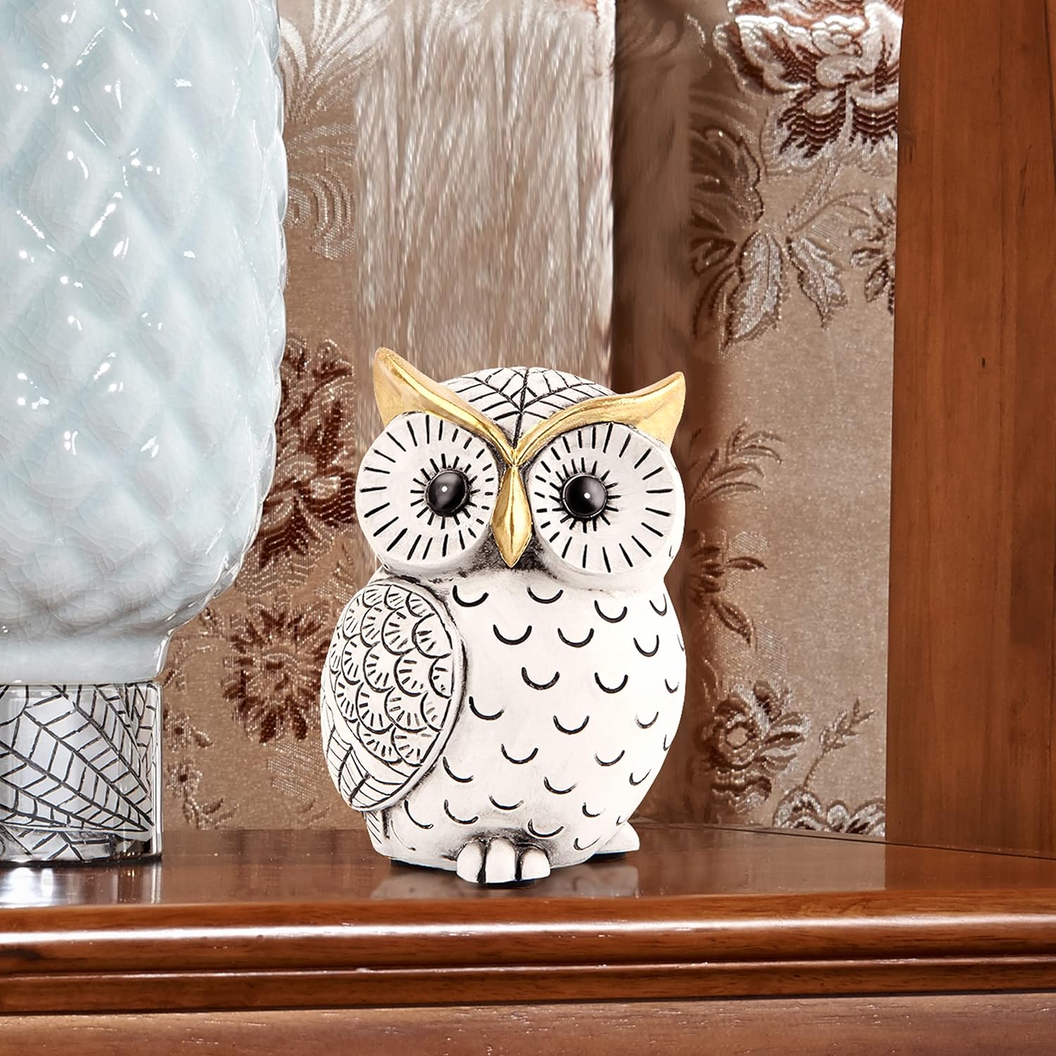 Smadeer Owl Statue Home Decor Accents