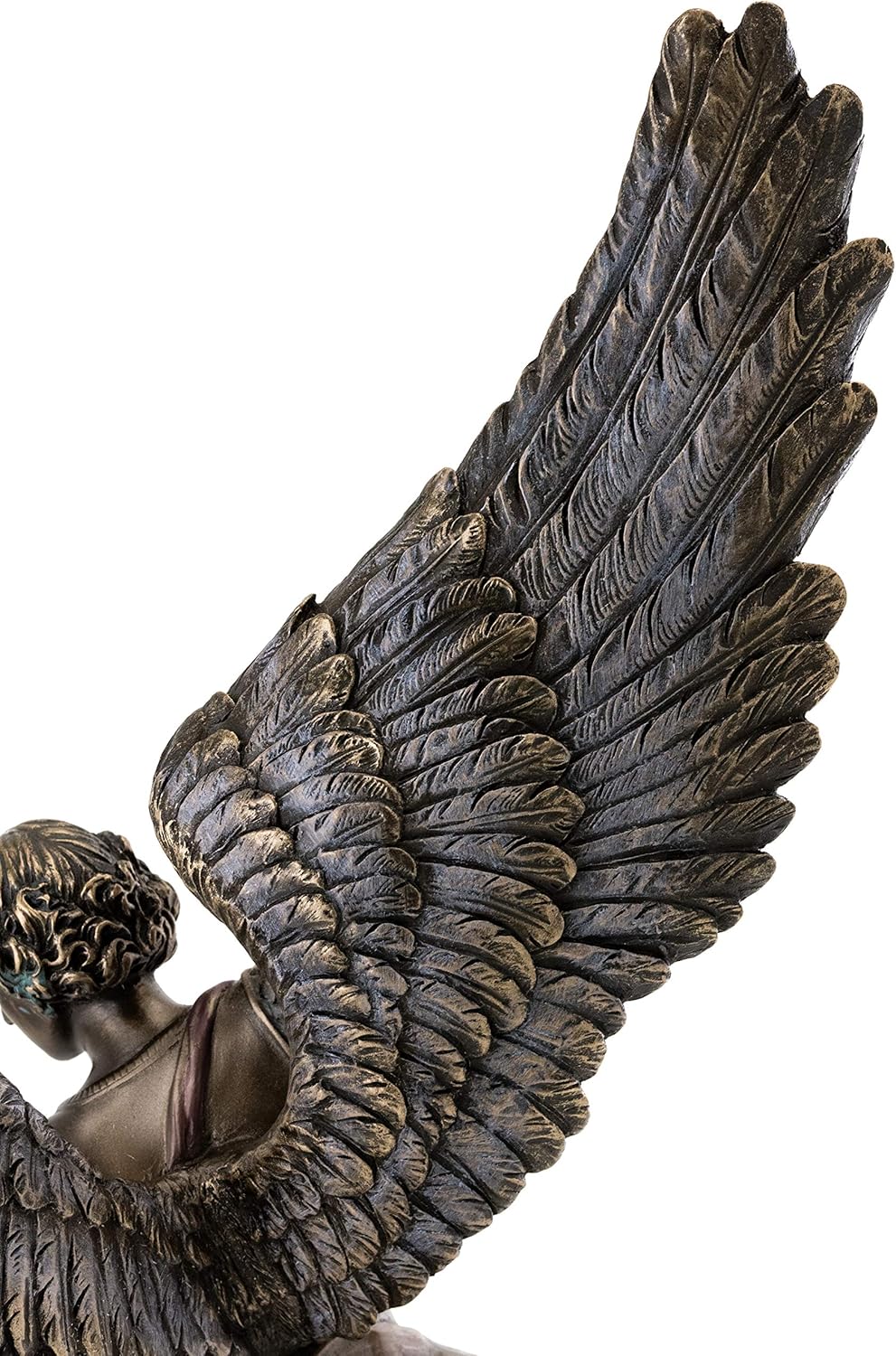 Top Collection Archangel St Michael Statue - 145 Inch Cold-Cast Bronze