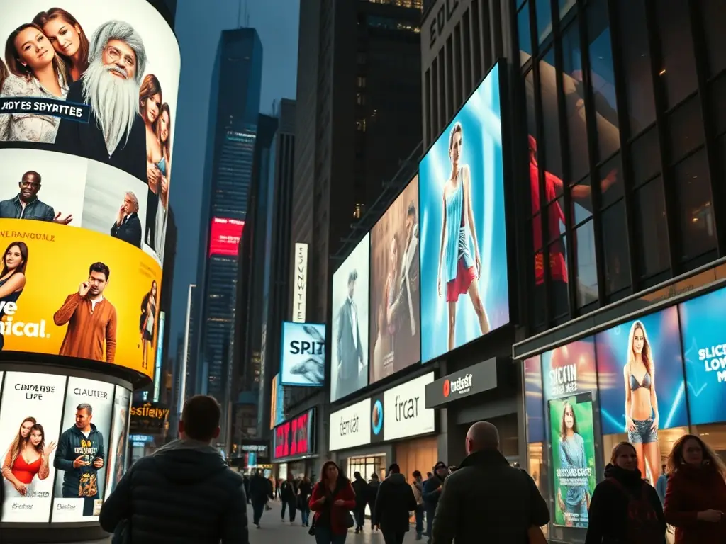 An engaging visual showcasing a successful dopamine-driven advertising campaign with vibrant colors and dynamic elements, illustrating high user engagement and emotional connection.
